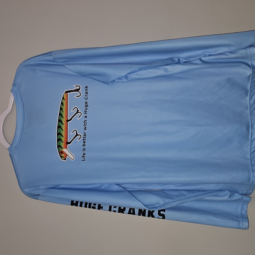 Huge Cranks Mens Long Sleeve Active Top. Like New Condition. Sz Large.